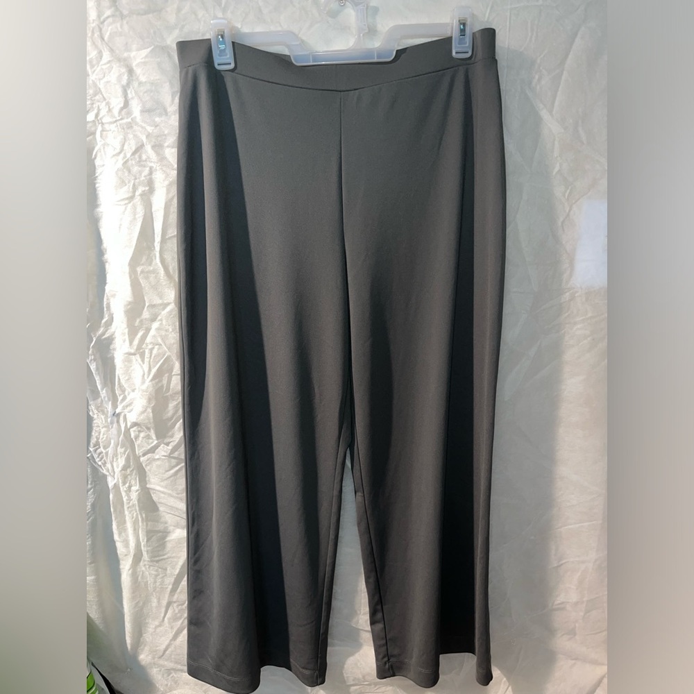 Chadwick’s Wide Leg Silky Green Pants